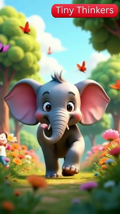 Ek Mota Haathi Khelne Gaya | Funny Elephant Song for Kids | 3D Animated Nursery Rhyme