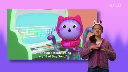 Pandy's Bad Day Song!  ASL Sign-Along Songs for Kids 🧏 Gabby's Dollhouse  Netflix Jr