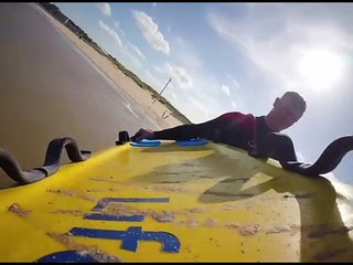 RNLI lifeguards assist paddleboarders in trouble at Burntisland