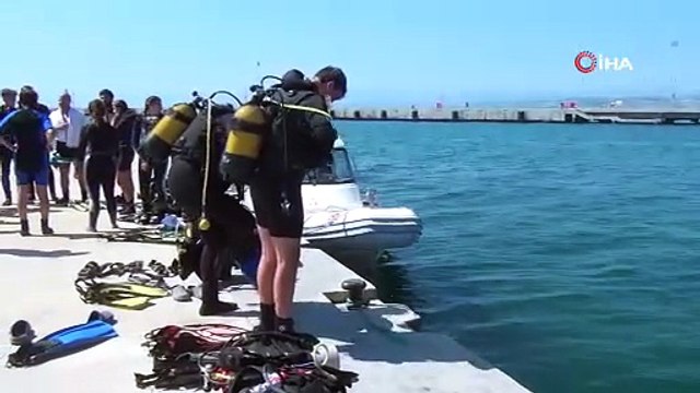 9 farklı ülkeden gelen gönüllüler Sinop'u temizledi