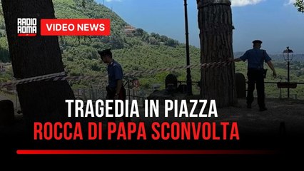 Omicidio in piazza, rabbia e dolore a Rocca di Papa