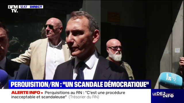 Perquisition au siège du RN: On assiste à quelque chose de calamiteux d'un pouvoir en déshérence , affirme Laurent Jacobelli