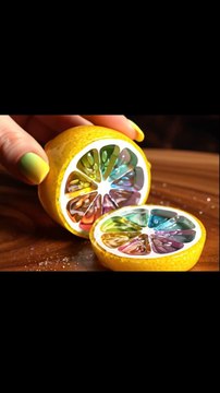 Magical Glass Fruit Cutting ASMR | Surreal Rainbow Cores & Satisfying Sounds