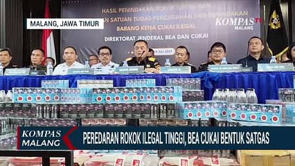 Peredaran Rokok Ilegal Tinggi, Bea Cukai Bentuk Satgas