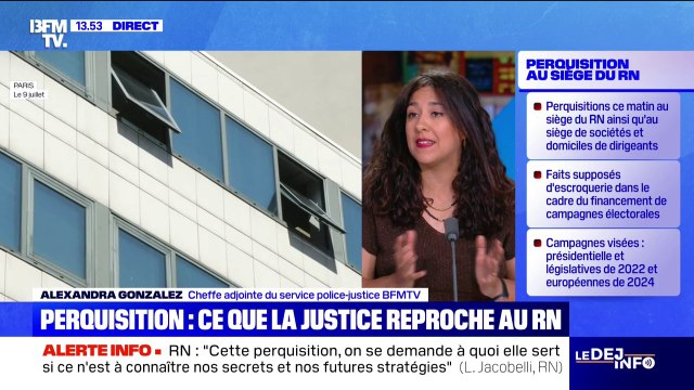 Perquisition au siège du Rassemblement national: que reproche la justice au parti?