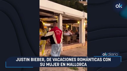 Justin Bieber, de vacaciones románticas con su mujer en Mallorca
