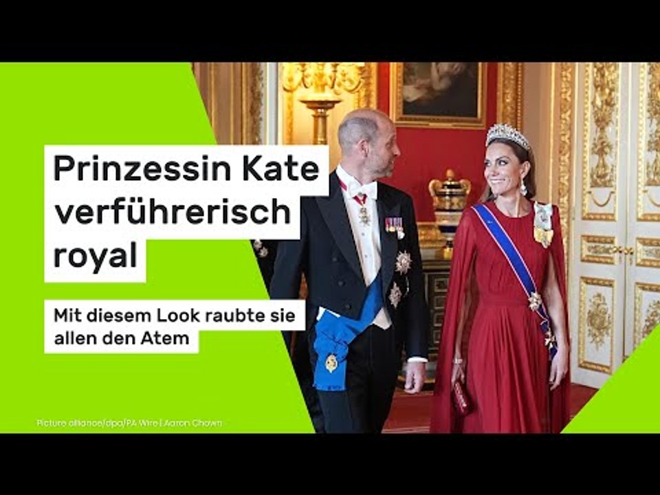 Prinzessin Kate verführerisch royal: Mit diesem Look raubte sie allen den Atem