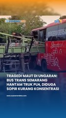Tragedi Maut di Ungaran: Bus Trans Semarang Hantam Truk PLN, Diduga Sopir Kurang Konsentrasi