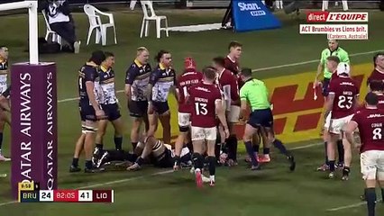 Les Lions britanniques et irlandais enchaînent face aux Brumbies - Rugby - Tournée des Lions britanniques