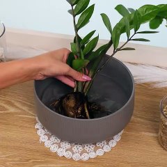 From a boring flower pot to a fancy one! 😍