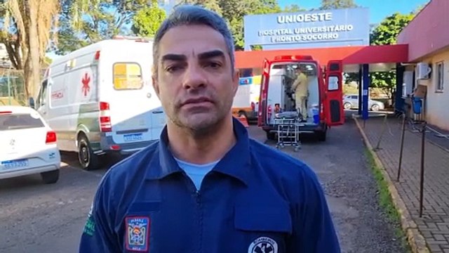 Motociclista sofreu fratura exposta no joelho , relata médico do Siate que atendeu vítima de acidente no Brasmadeira
