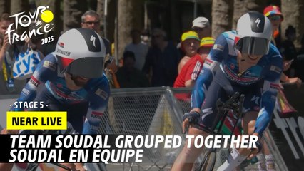 Stage 5 - Team Soudal grouped together
