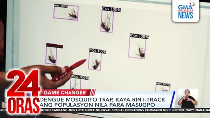 Dengue mosquito trap, kaya rin i-track ang populasyon nila para masugpo | 24 Oras