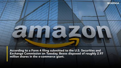 Jeff Bezos Offloads Nearly $666 Million In Amazon Stock — Adds To Post-Wedding Sell-Off Streak