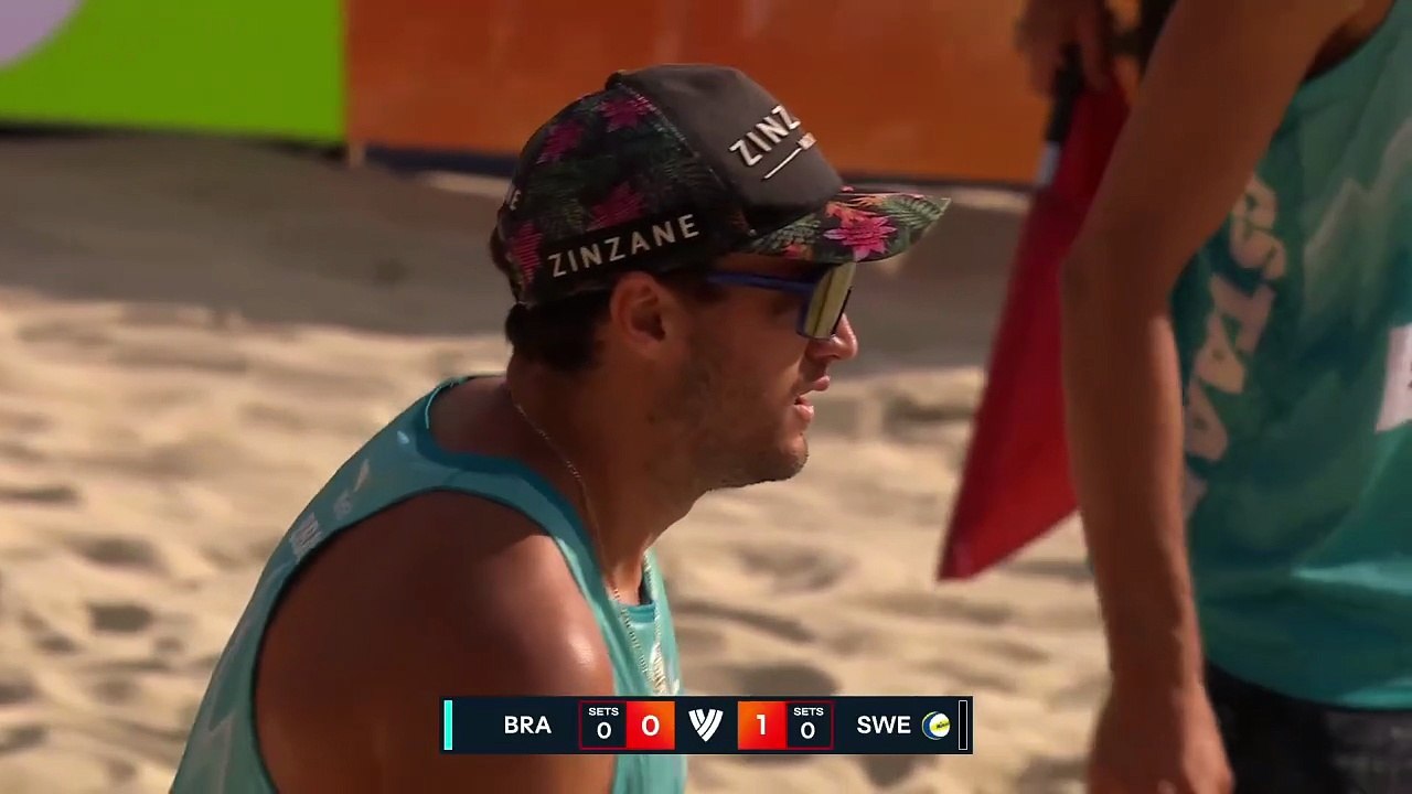 Missed Over-On-One- Opportunity - Hölting Nilsson/Andersson, E (SWE) v George/Andre (BRA) | Semi Final (M) | Gstaad 2025