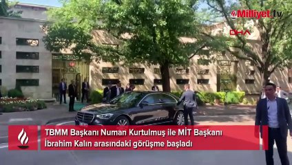 Numan Kurtulmuş ile İbrahim Kalın arasındaki görüşme başladı