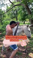 mi mujer me sorprende haciéndole estriptis a la moza#burras #costeños #humor #comdia #entretenimiento