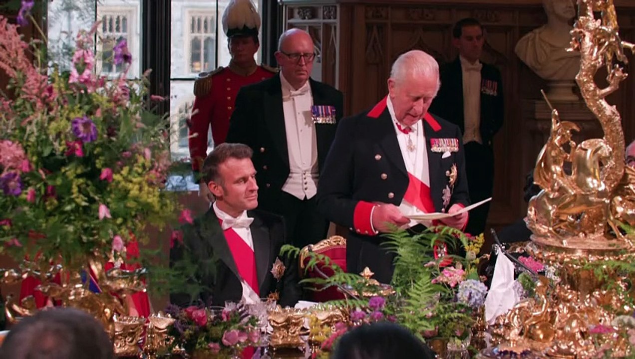 Macron glamourös in London empfangen