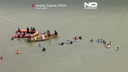 Mehrere Tote nach Brückeneinsturz in Indien: Fahrzeuge stürzen in Fluss