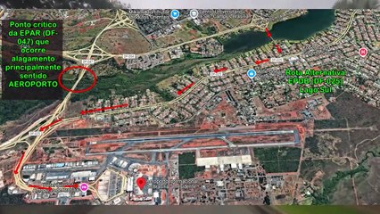 Indo ao AEROPORTO DE BRASÍLIA (JK) debaixo do maior chuvão