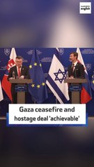 Gaza ceasefire and hostage deal 'achievable'