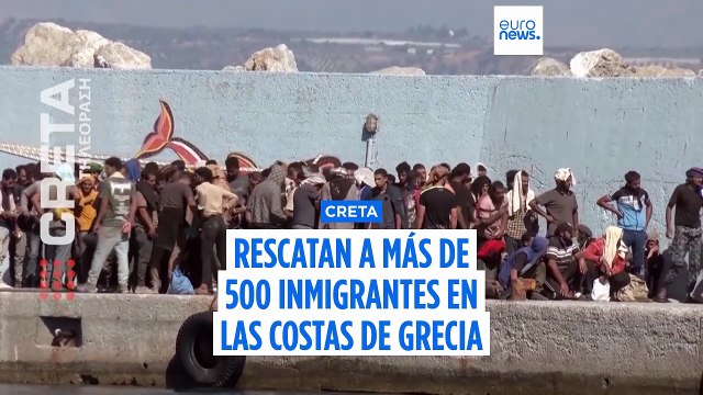 Rescatan a más de 500 inmigrantes en las costas de Grecia