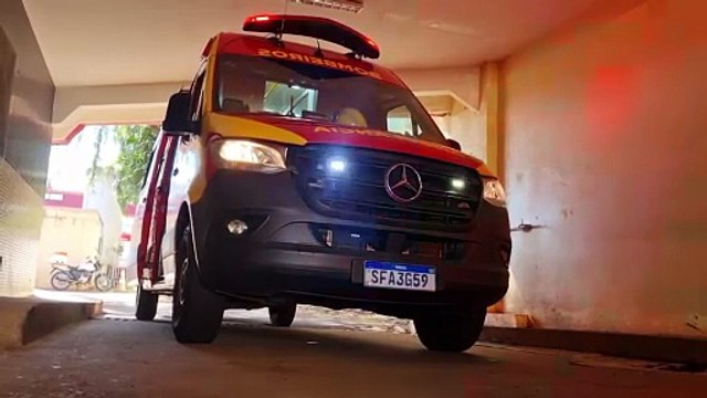 Homem de 56 anos sofre queda dentro de ônibus do transporte coletivo em Cascavel