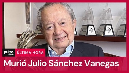Falleció Julio Sánchez, pionero de la televisión en Colombia _ Pulzo