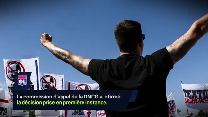 Ligue 1 - L'OL est maintenu en Ligue 1 par la DNCG en appel