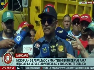 Lara | Plan de asfaltado garantiza optimización de la movilidad vehicular en Cabudare