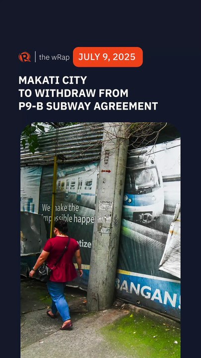 Makati City to withdraw from P9-billion subway settlement agreement