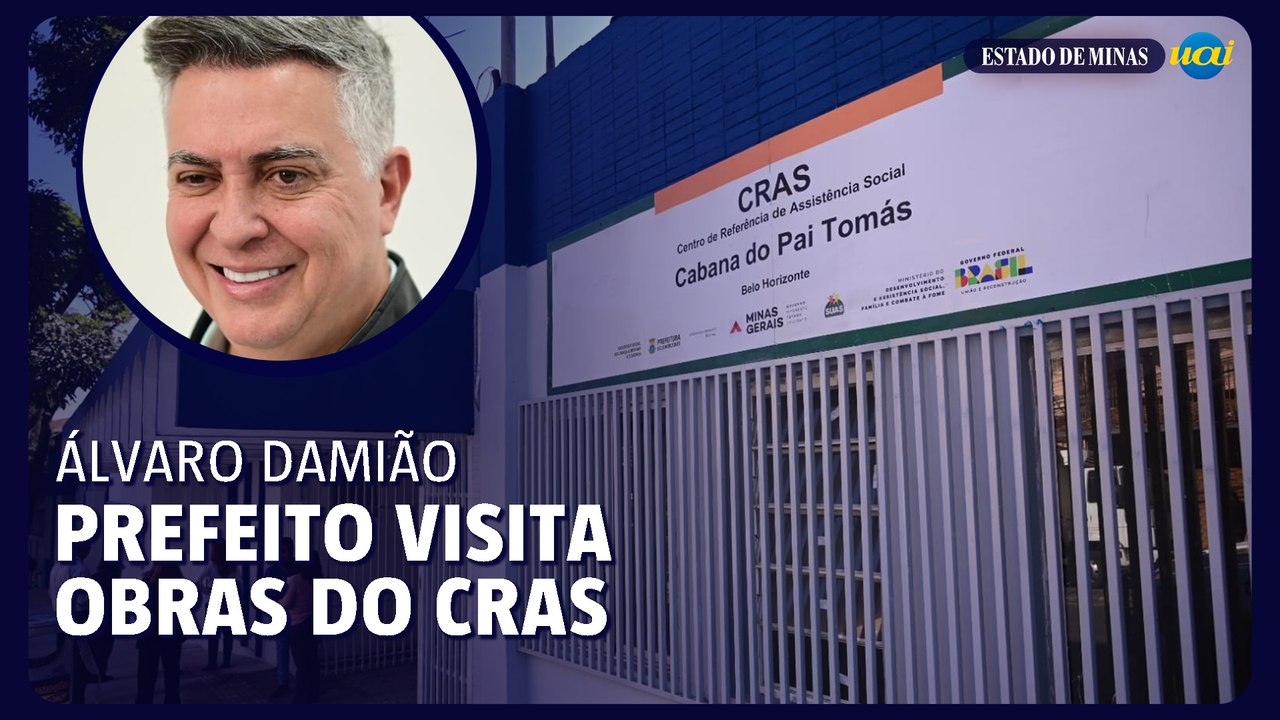 Álvaro Damião visita obras do CRAS Cabana do Pai Tomás