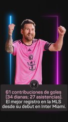Los números de Messi en el Inter Miami