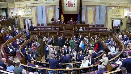 Yolanda Díaz rompe a llorar durante la sesión del Congreso de los Diputados