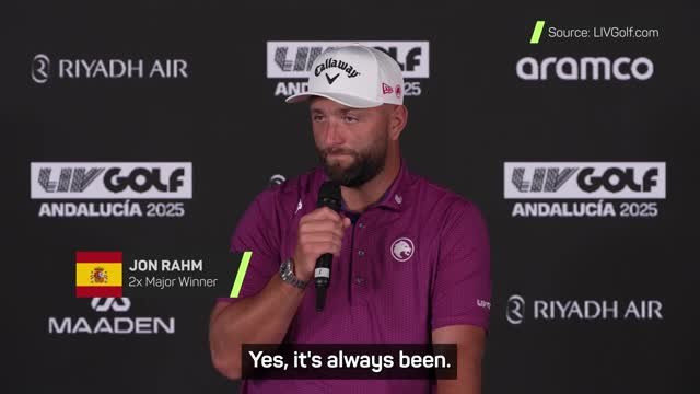 Rahm dreaming of Europe at the Ryder Cup