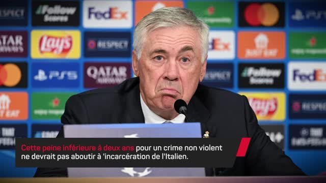 Real Madrid - Carlo Ancelotti condamné à un an de prison ferme pour fraude fiscale par la justice espagnole