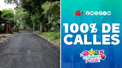 Managua avanza 🚧 | Calles totalmente pavimentadas en Villa Argentina