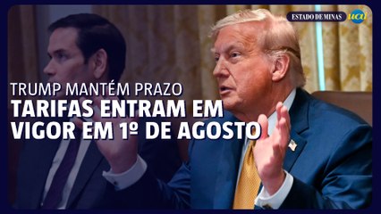 Trump: "1º de agosto é o prazo final para novas tarifas"