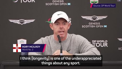 McIlroy inspired by Ronaldo, Brady and Djokovic's longevity