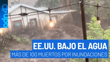 Estados Unidos bajo el agua. Más de 100 muertos por inundaciones