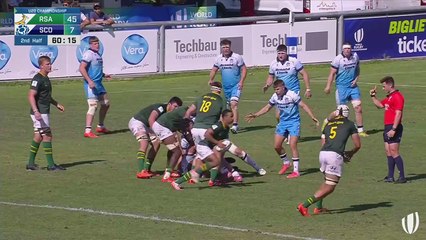 Le résumé d'Afrique du Sud-Écosse en vidéo - Rugby - Coupe du monde U20