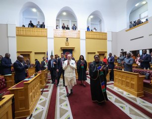 PM Modi in Namibia Parliament