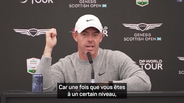Scottish Open - Rory McIlroy : On ne parle pas assez de la longévité dans le sport
