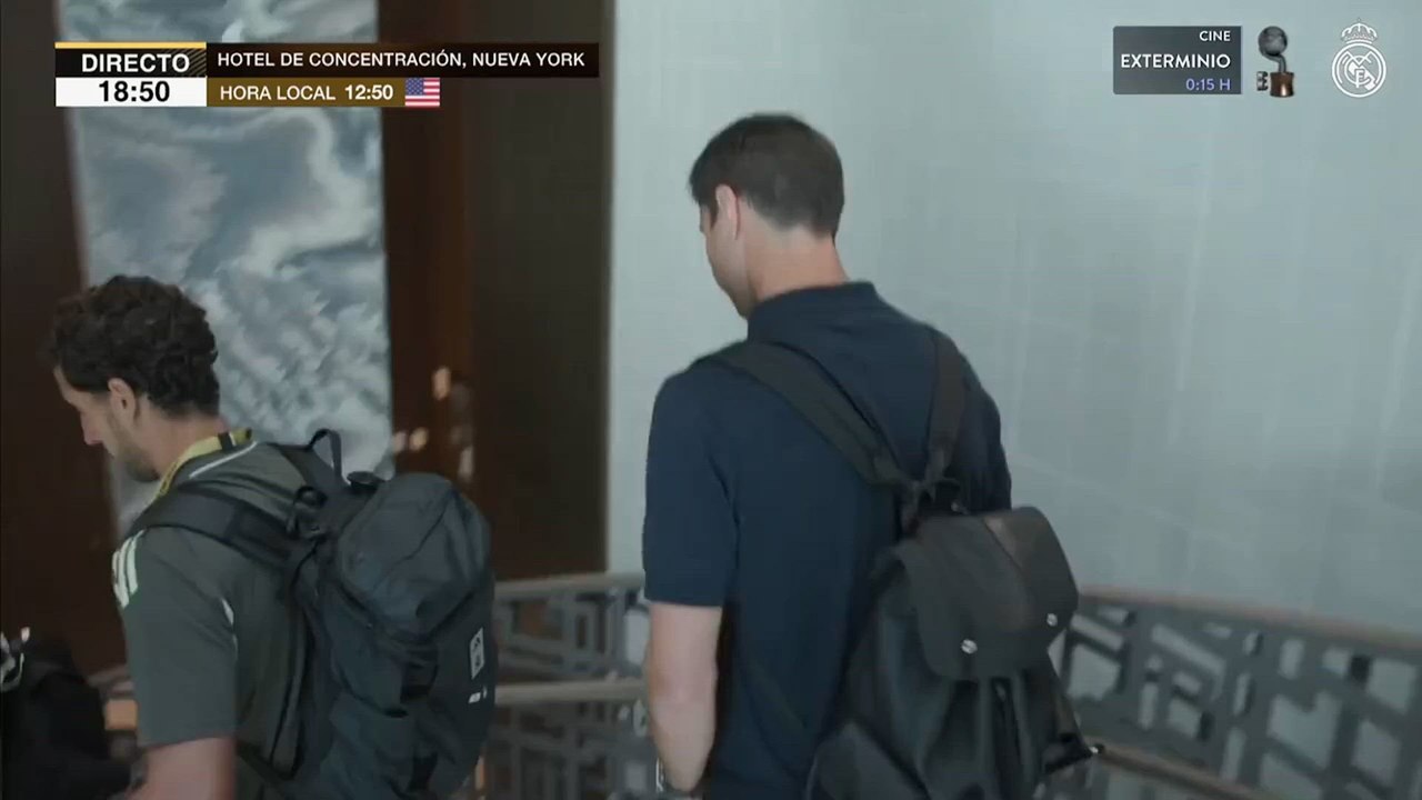 Salida del Real Madrid previo al PSG - Madrid: semifinal Mundial Clubes