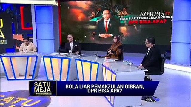 Golkar Minta DPR Segera Bacakan Surat Pemakzulan Gibran dari Purnawirawan TNI | SATU MEJA