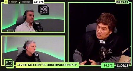 Javier Milei: "NO TIENE NADA DE IRREGULAR QUE PASEN VALIJAS SIN CONTROL"