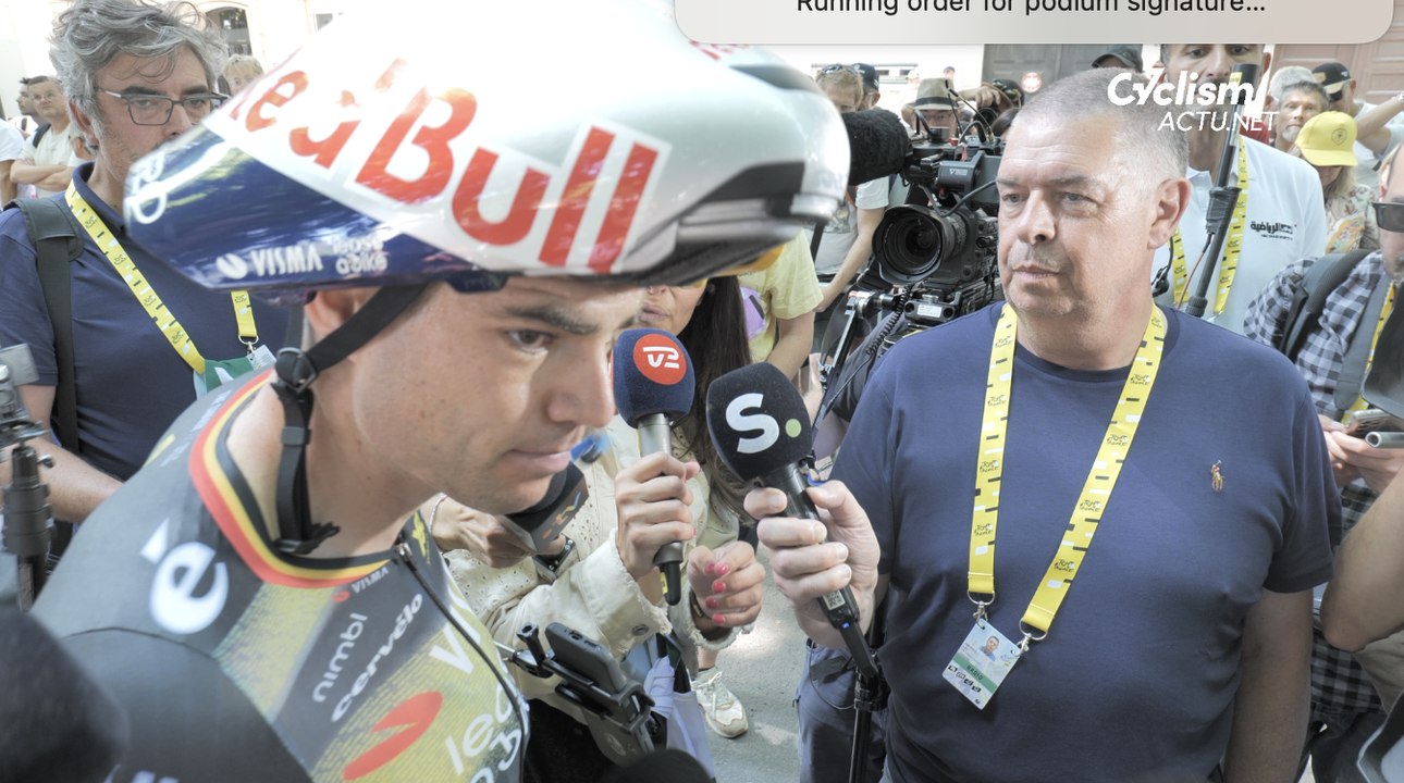 Tour de France 2025 - Wout Van Aert : "C'était sûr que Remco Evenepoel était le grand favori... "