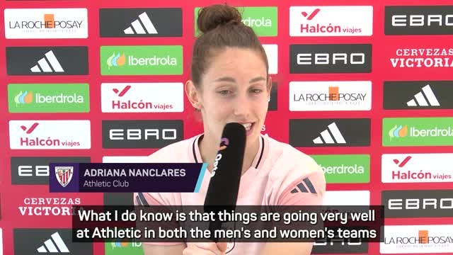 Adriana Nanclares delighted Nico Williams elected to stay at Athletic Club