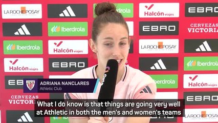 Adriana Nanclares delighted Nico Williams elected to stay at Athletic Club