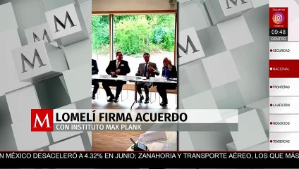 Leonardo Lomelí firma acuerdo con instituto Max Planck en Alemania